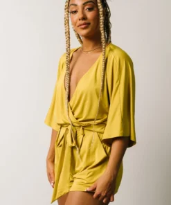 DD Vince Romper | Tuscan Yellow Boho