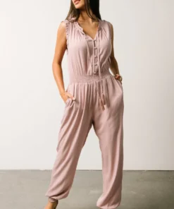 Vacation Violette Jumpsuit | Light Mauve