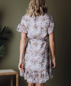HAY Vita Short Dress | Blush Floral Dresses 10 HAY Vita Short Dress | Blush Floral Dresses