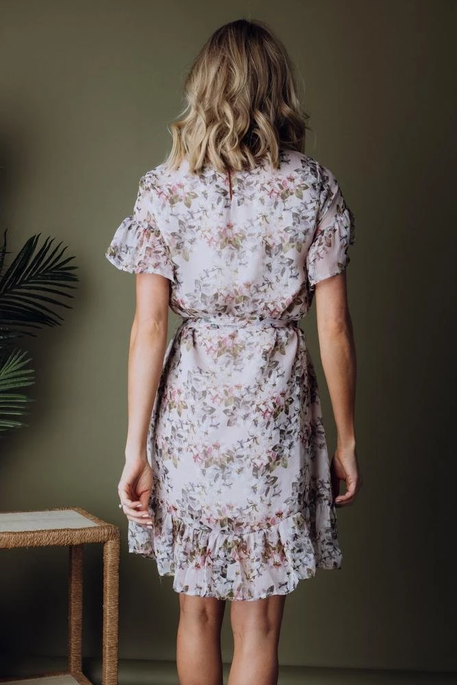 HAY Vita Short Dress | Blush Floral Dresses 5 HAY Vita Short Dress | Blush Floral Dresses