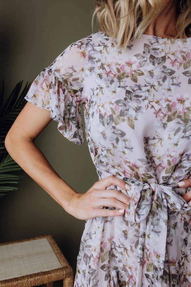 HAY Vita Short Dress | Blush Floral Dresses 6 HAY Vita Short Dress | Blush Floral Dresses