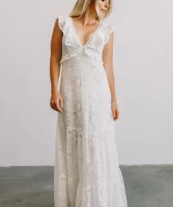 AK Vivianne Lace Maxi Dress | White 23 AK Vivianne Lace Maxi Dress | White