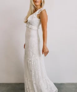 AK Vivianne Lace Maxi Dress | White 17 AK Vivianne Lace Maxi Dress | White