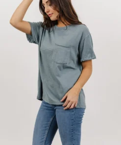 IL Voss Vintage Tee | Slate Blue