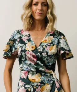 DF Warwick Ruffled Midi Dress | Navy + Multi Floral 15 DF Warwick Ruffled Midi Dress | Navy + Multi Floral