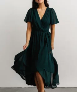 Soi Dresses Waverly Wrap Dress | Emerald 13 Soi Dresses Waverly Wrap Dress | Emerald