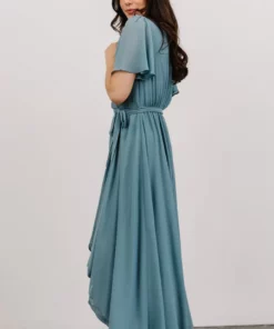 Soi Dresses Waverly Wrap Dress | Sea Glass