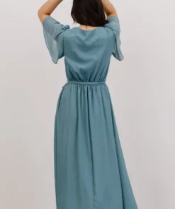 Soi Dresses Waverly Wrap Dress | Sea Glass