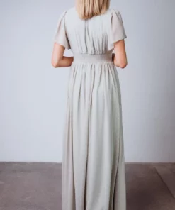 RR Weslie Shimmer Dot Maxi Dress | Sage Dresses