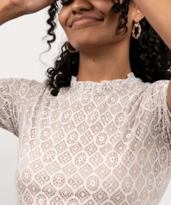 POL Windsor Lace Midi Dress | Ivory 12 POL Windsor Lace Midi Dress | Ivory