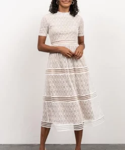 POL Windsor Lace Midi Dress | Ivory 13 POL Windsor Lace Midi Dress | Ivory