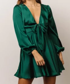 DD Woodbury Satin Mini Dress | Green Dresses 8 DD Woodbury Satin Mini Dress | Green Dresses