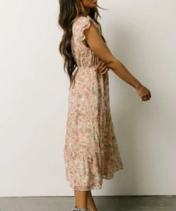 HAY Yvette Midi Dress | Pink Floral 16 HAY Yvette Midi Dress | Pink Floral