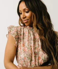 HAY Yvette Midi Dress | Pink Floral 23 HAY Yvette Midi Dress | Pink Floral