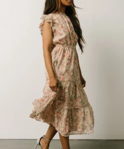 HAY Yvette Midi Dress | Pink Floral 18 HAY Yvette Midi Dress | Pink Floral