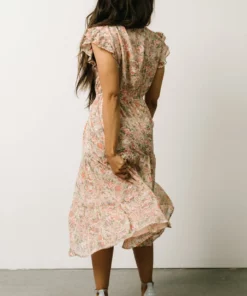 HAY Yvette Midi Dress | Pink Floral 20 HAY Yvette Midi Dress | Pink Floral