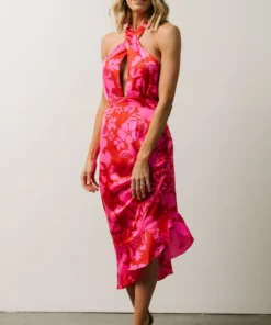 SL Ziggy Midi Dress | Fuchsia Floral 11 SL Ziggy Midi Dress | Fuchsia Floral