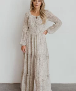 BB Custom Dresses Zoey Smocked Maxi Dress | Animal Print 11 BB Custom Dresses Zoey Smocked Maxi Dress | Animal Print