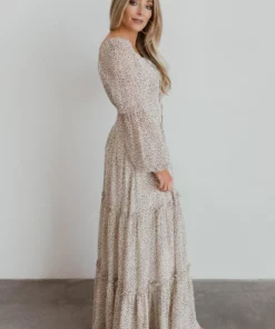 BB Custom Dresses Zoey Smocked Maxi Dress | Animal Print 14 BB Custom Dresses Zoey Smocked Maxi Dress | Animal Print